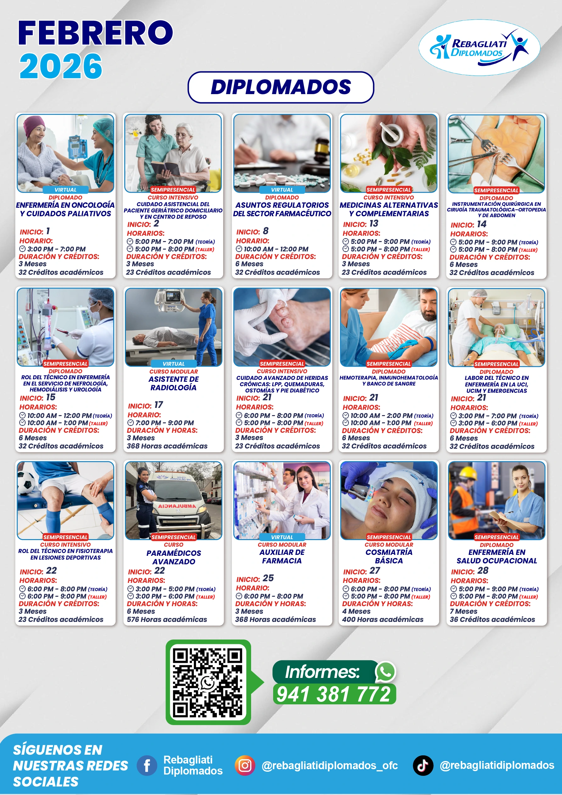 CALENDARIO DIPLOMADOS FEB 2026