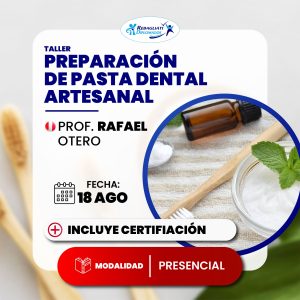 Curso preparación de pasta dental artesanal