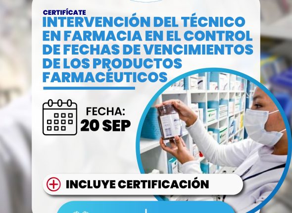 Intervención del técnico en farmacia en el control de fechas de vencimientos de los productos farmacéuticos