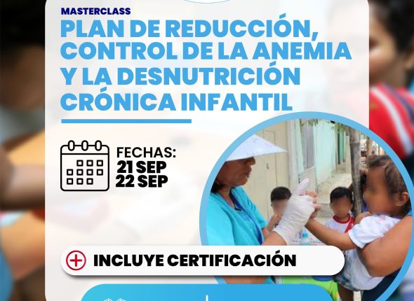 Plan de reducción, control de la anemia y la desnutrición crónica infantil