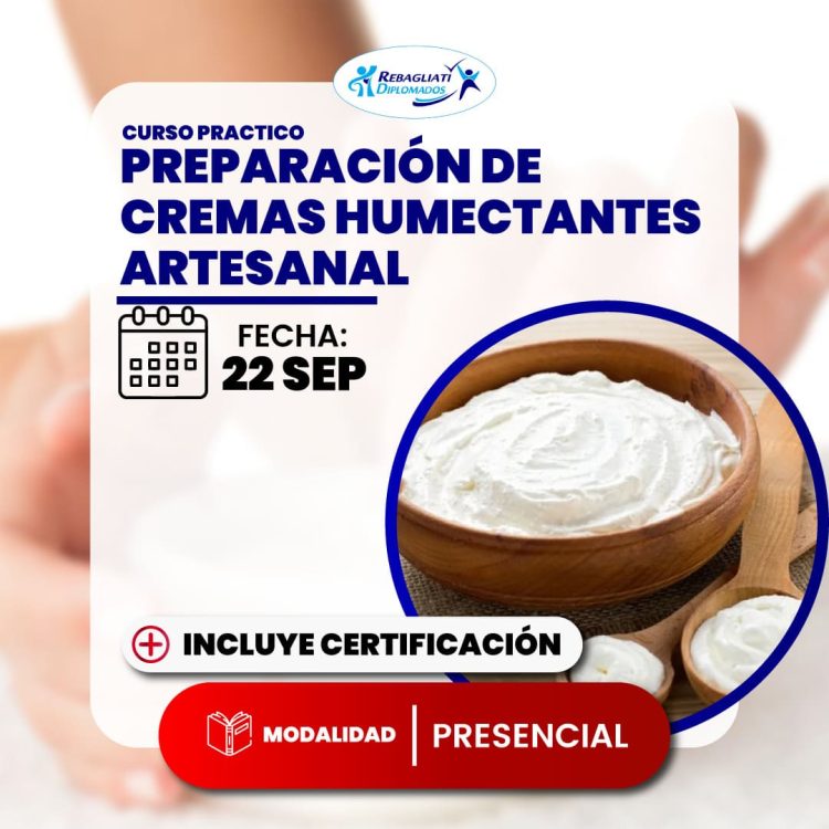 Preparación de cremas humectantes artesanal