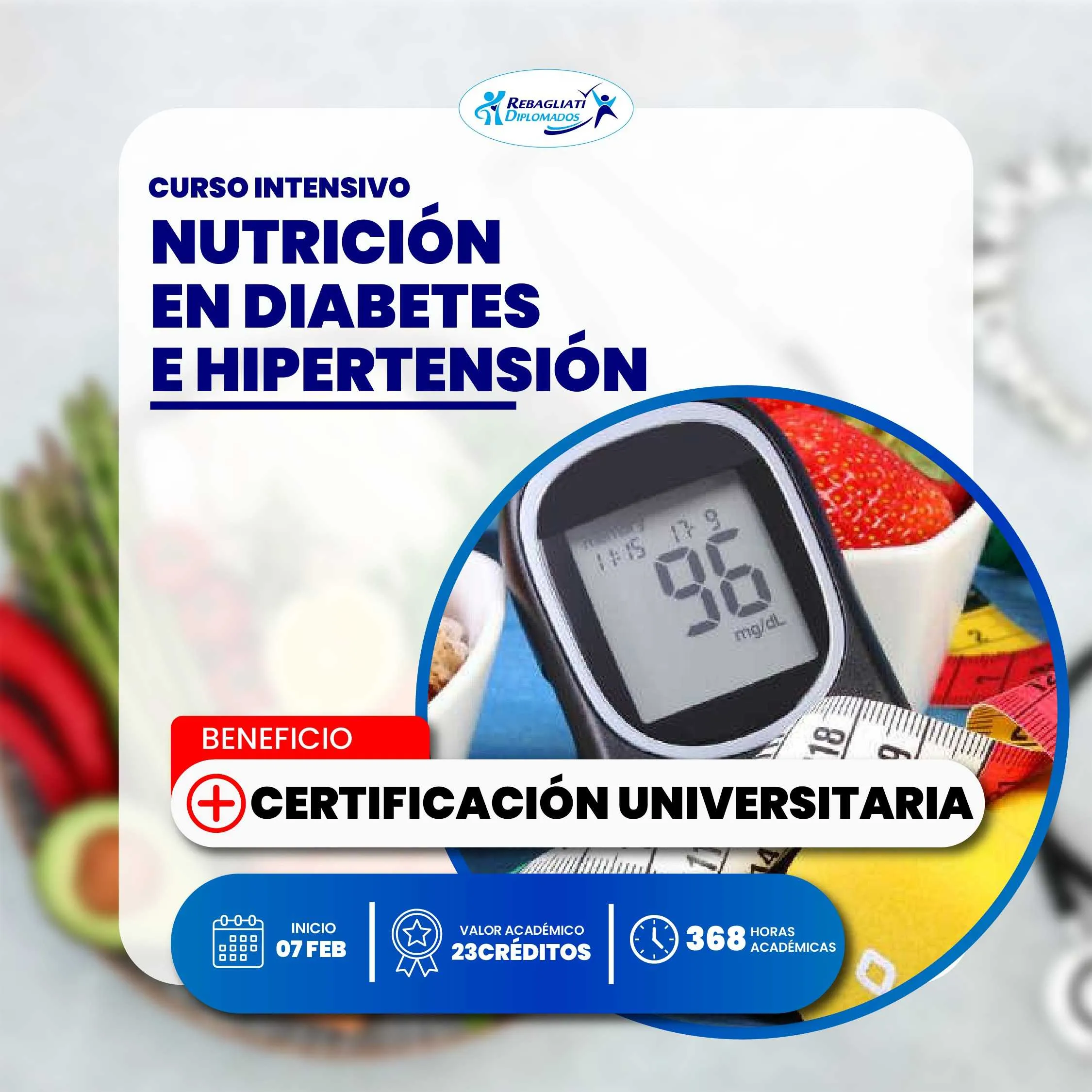 Curso Intensivo Nutrición En Diabetes E Hipertensión