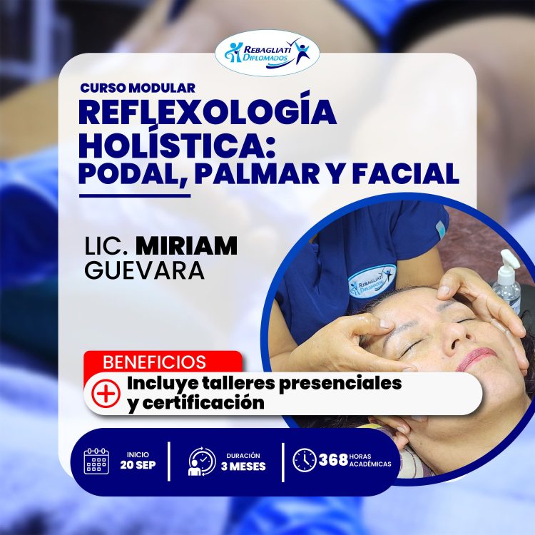 Reflexología holística: podal, palmar y facial