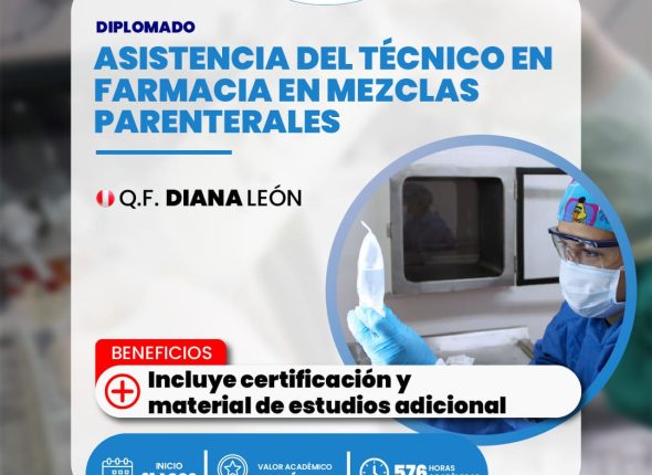 Asistencia del técnico en farmacia en mezclas parenterales